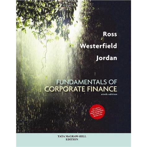 fundamentals of corporate finance by ross westerfield and jordan 8th edition pdf Kindle Editon